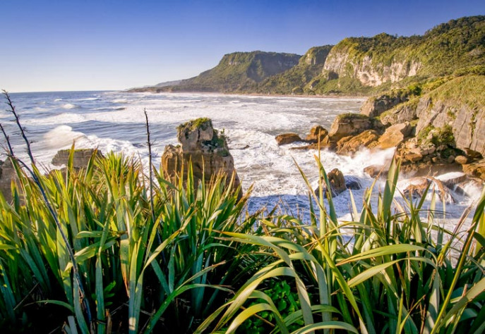 sp Greymouth and West Coast Punakaiki coastline