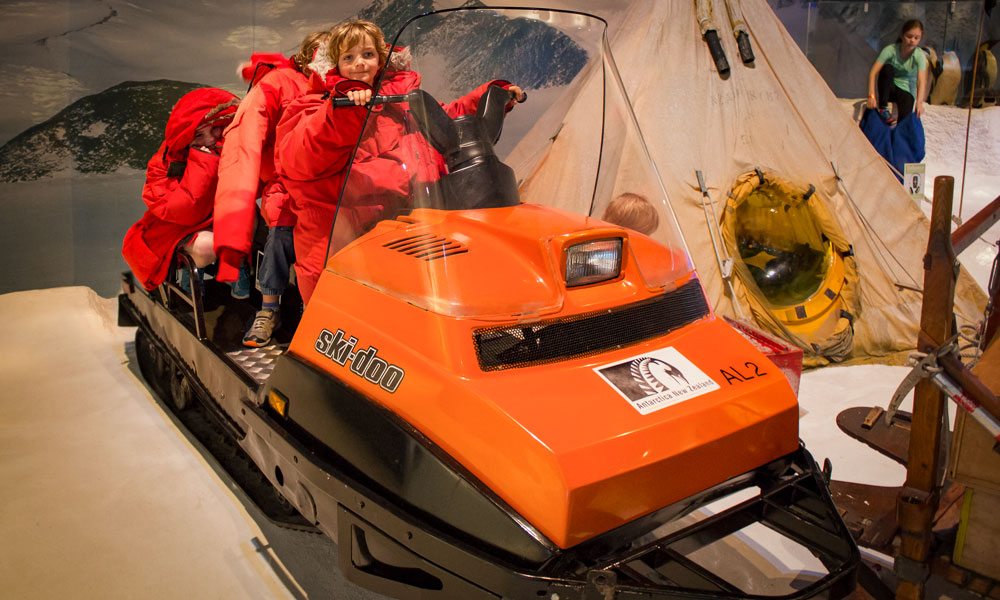 the Internationational Antarctic Centre in Christchurch is a great family day!