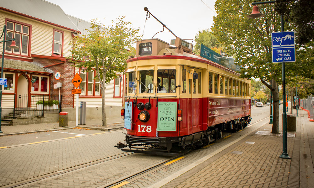 One of Christchurch's top activities is an historic tram ride through the city