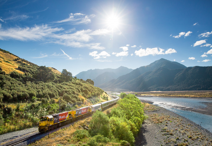 TranzAlpine New Zealand By Train Snippet